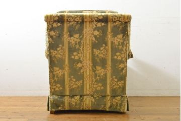 中古　美品　DREXEL HERITAGE(ドレクセルヘリテイジ)　クラシカルな雰囲気を醸し出す1人掛けソファ(一人掛けソファ、アームチェア)(R-061905)
