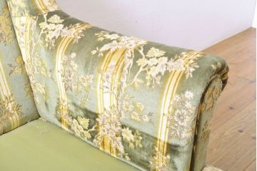 中古　美品　DREXEL HERITAGE(ドレクセルヘリテイジ)　クラシカルな雰囲気を醸し出す1人掛けソファ(一人掛けソファ、アームチェア)(R-061905)