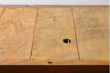 和製アンティーク 漆塗り 前面欅(ケヤキ)材 上質な空間を演出する六尺サイズの収納箪笥サイドボード(夜具箪笥、水屋箪笥、布団箪笥、引き出し、サイドチェスト)(R-061909)