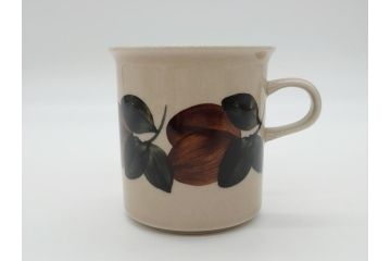 ARABIA FINLAND　Ruija(ルイージャ)　Ulla Procope(ウラ・プロコッペ)　優しさと温かみある絵付けが印象的なカップ&ソーサー2客セット(アラビア、フィンランド、Sモデル、北欧食器、C&S)(R-061929)