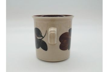 ARABIA FINLAND　Ruija(ルイージャ)　Ulla Procope(ウラ・プロコッペ)　優しさと温かみある絵付けが印象的なカップ&ソーサー2客セット(アラビア、フィンランド、Sモデル、北欧食器、C&S)(R-061929)