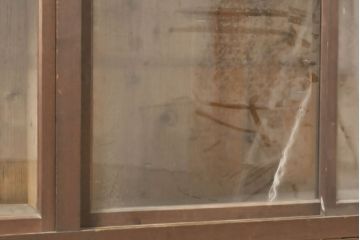 和製アンティーク　ノスタルジックな雰囲気香る収納棚(サイドボード、サイドキャビネット、引き出し、リビングボード)(R-061933)
