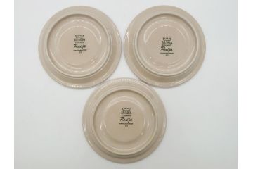 ARABIA FINLAND　Ruija(ルイージャ)　Ulla Procope(ウラ・プロコッペ)　優しさと温かみある絵付けが印象的なカップ&ソーサー3客セット(アラビア、フィンランド、Sモデル、北欧食器、C&S)(R-061947)