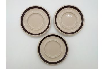 ARABIA FINLAND　Ruija(ルイージャ)　Ulla Procope(ウラ・プロコッペ)　優しさと温かみある絵付けが印象的なカップ&ソーサー3客セット(アラビア、フィンランド、Sモデル、北欧食器、C&S)(R-061948)