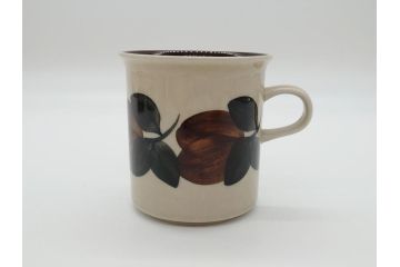 ARABIA FINLAND　Ruija(ルイージャ)　Ulla Procope(ウラ・プロコッペ)　優しさと温かみある絵付けが印象的なカップ&ソーサー3客セット(アラビア、フィンランド、Sモデル、北欧食器、C&S)(R-061949)
