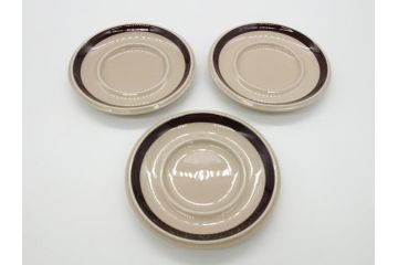 ARABIA FINLAND　Ruija(ルイージャ)　Ulla Procope(ウラ・プロコッペ)　優しさと温かみある絵付けが印象的なカップ&ソーサー3客セット(アラビア、フィンランド、Sモデル、北欧食器、C&S)(R-061949)