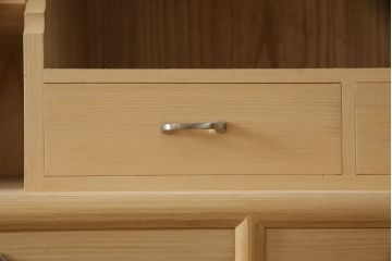 中古　最高級　伝統工芸士　中山昌二作　かくし付き　凛とした佇まいが気品を感じさせる加茂総桐箪笥(大丸、四方丸、桐たんす、着物箪笥、衣装タンス、和タンス)(定価約240万)(R-061956)