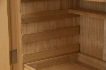 中古　最高級　伝統工芸士　中山昌二作　かくし付き　凛とした佇まいが気品を感じさせる加茂総桐箪笥(大丸、四方丸、桐たんす、着物箪笥、衣装タンス、和タンス)(定価約240万)(R-061956)