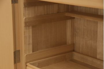 中古　最高級　伝統工芸士　中山昌二作　かくし付き　凛とした佇まいが気品を感じさせる加茂総桐箪笥(大丸、四方丸、桐たんす、着物箪笥、衣装タンス、和タンス)(定価約240万)(R-061956)
