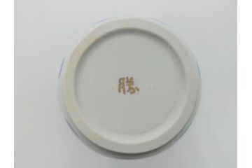 佐倉焼　上瀧勝治　葆光布染彩磁　しっとりとした味わい深さが魅力の壺(共箱付き、花瓶、花器、勝山窯、葆光磁)(R-061965)