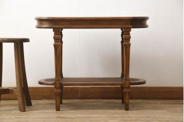 中古　DREXEL HERITAGE(ドレクセルヘリテイジ)　Cameo Classics(キャメオクラシックス)　クラシカルな空間を演出するサイドテーブル(コーヒーテーブル、エンドテーブル)(定価約24万円)(R-061987)