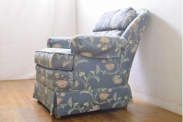 中古　DREXEL HERITAGE(ドレクセルヘリテイジ)　クラシカルな雰囲気を醸し出す1人掛けソファ(一人掛けソファ、アームソファ、1P)(R-061996)