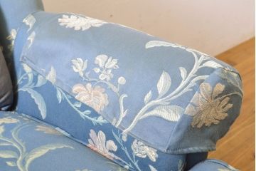 中古　DREXEL HERITAGE(ドレクセルヘリテイジ)　クラシカルな雰囲気を醸し出す1人掛けソファ(一人掛けソファ、アームソファ、1P)(R-061996)