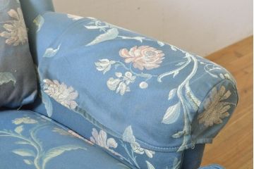 中古　DREXEL HERITAGE(ドレクセルヘリテイジ)　クラシカルな雰囲気を醸し出す1人掛けソファ(一人掛けソファ、アームソファ、1P)(R-061997)