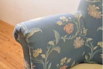 中古　DREXEL HERITAGE(ドレクセルヘリテイジ)　クラシカルな雰囲気を醸し出す1人掛けソファ(一人掛けソファ、アームソファ、1P)(R-061997)
