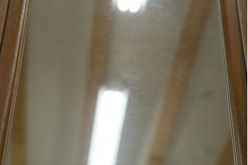 中古　DREXEL HERITAGE(ドレクセルヘリテイジ)　Triune(トライユン)シリーズ　マホガニー材の木肌が美しいワードローブ(キャビネット、収納棚、戸棚、洋服タンス)(定価約90万円)(R-062005)