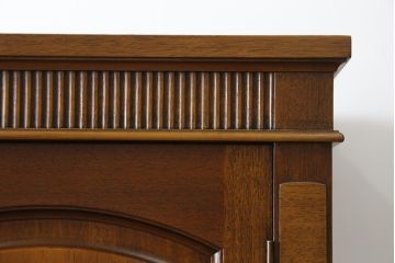 中古　DREXEL HERITAGE(ドレクセルヘリテイジ)　Triune(トライユン)シリーズ　マホガニー材の木肌が美しいワードローブ(キャビネット、収納棚、戸棚、洋服タンス)(定価約90万円)(R-062005)