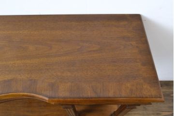 中古　DREXEL HERITAGE(ドレクセルヘリテイジ)　希少モデル!!ミラー入りで奥行が広く見えるコンソールテーブル(サイドボード、シェルフ、オープンラック、ディスプレイラック)(R-062008)