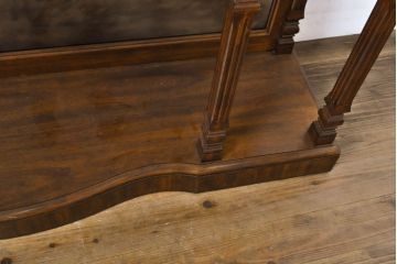 中古　DREXEL HERITAGE(ドレクセルヘリテイジ)　希少モデル!!ミラー入りで奥行が広く見えるコンソールテーブル(サイドボード、シェルフ、オープンラック、ディスプレイラック)(R-062008)