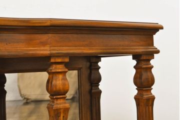 中古　DREXEL HERITAGE(ドレクセルヘリテイジ)　希少モデル!!ミラー入りで奥行が広く見えるコンソールテーブル(サイドボード、シェルフ、オープンラック、ディスプレイラック)(R-062008)