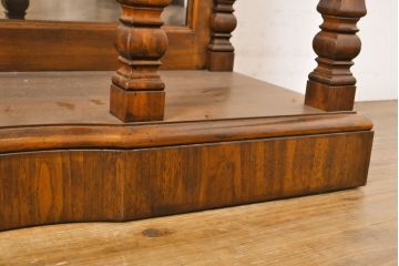 中古　DREXEL HERITAGE(ドレクセルヘリテイジ)　希少モデル!!ミラー入りで奥行が広く見えるコンソールテーブル(サイドボード、シェルフ、オープンラック、ディスプレイラック)(R-062008)