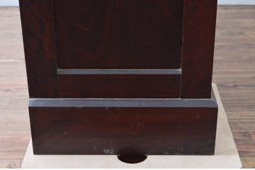 中古　北海道民芸家具　ブックケースリメイク　和洋どちらのお部屋にも馴染むオープンラック(オープンシェルフ、ブックシェルフ、本棚、書棚、収納棚、飾り棚、陳列棚、ディスプレイラック)(R-062011)