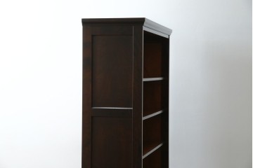 中古　北海道民芸家具　ブックケースリメイク　和洋どちらのお部屋にも馴染むオープンラック　(R-062011)