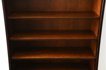 中古　北海道民芸家具　ブックケースリメイク　和洋どちらのお部屋にも馴染むオープンラック　(R-062011)