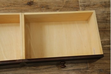 中古　北海道民芸家具　ブックケースリメイク　和洋どちらのお部屋にも馴染むオープンラック　(R-062011)