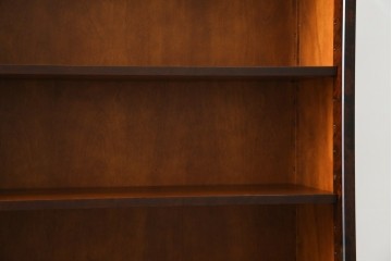 中古　北海道民芸家具　ブックケースリメイク　和洋どちらのお部屋にも馴染むオープンラック　(R-062011)