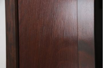 中古　九州民芸家具　水目桜材　和室にも洋室にも合うシックなブックケース(本箱、収納棚、飾り棚、本棚、キャビネット)(R-062013)