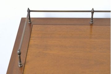 中古　DREXEL HERITAGE(ドレクセルヘリテイジ)　Triune(トライユン)　クラシカルな雰囲気が素敵なキャスター付きサービス台(ワゴン、サイドボード、サイドキャビネット、サーバー)(R-062016)