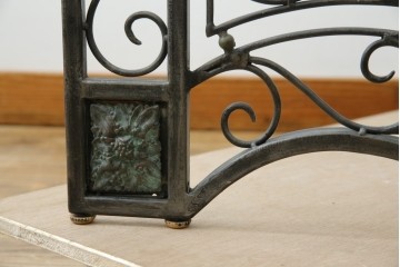 中古　美品　イギリス製　MAITLAND-SMITH(メートランドスミス)　ヨーロピアンクラシックなデザインがお洒落なパーテーション(間仕切り、衝立て、つい立て)(定価約50万円)(R-062017)