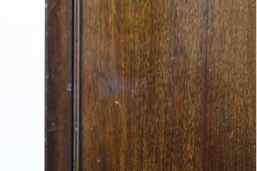 和製アンティーク　昭和初期　大正ロマン　彫刻や金具がクラシカルな雰囲気を高めるレコードキャビネット(蓄音機、サイドキャビネット、収納棚、戸棚)(R-062033)