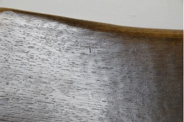 中古　ナラ材　柏木工(KASHIWA)　WILDERNESS(ウィルダネス)　木の温かみある風合いが魅力的なダイニングチェア(板座チェア、イス、椅子)(R-062036)