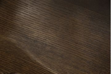 中古　ナラ材　柏木工(KASHIWA)　WILDERNESS(ウィルダネス)　木の温かみある風合いが魅力的な回転アームチェア(板座チェア、ダイニングチェア、イス、椅子)(R-062037)