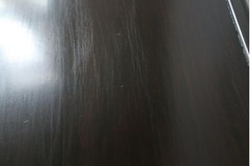 和製アンティーク　昭和初期　唐木　本紫檀(シタン)材　漆塗り　品のある佇まいが魅力の飾り棚(違い棚、茶棚、収納棚、戸棚)(R-062038)