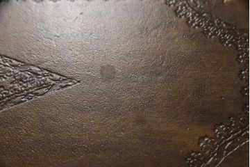 中古　MAITLAND-SMITH(メートランドスミス)　洋書を重ねた様なデザインがお洒落!!アンティーク風インテリアにもおすすめなブックカクテルテーブル(センターテーブル、ローテーブル、カフェテーブル、コーヒーテーブル)(定価約36万円)(R-062041)