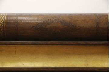 中古　MAITLAND-SMITH(メートランドスミス)　洋書を重ねた様なデザインがお洒落!!アンティーク風インテリアにもおすすめなブックカクテルテーブル(センターテーブル、ローテーブル、カフェテーブル、コーヒーテーブル)(定価約36万円)(R-062041)