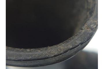 古玩　古銅　麒麟と亀の図　使い込むほどに深みが出る両取っ手付きの花瓶(花器、四つ脚、一輪挿し)(R-062050)