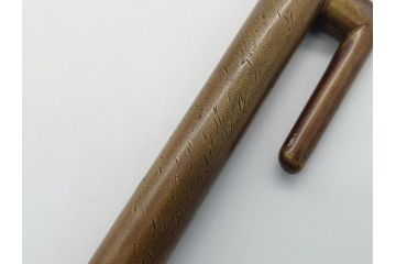時代物　江戸期　真鍮　十手(實手、短棒)(R-062059)