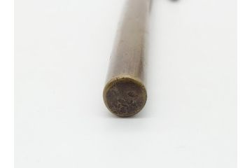 時代物　江戸期　真鍮　十手(實手、短棒)(R-062059)