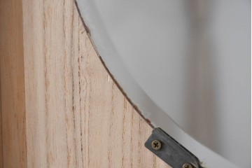 和製ヴィンテージ　希少!　国産　職人　浮造り　彫刻入りの特注総桐箪笥　(R-062063)