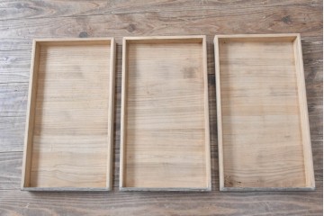 和製ヴィンテージ　希少!　国産　職人　浮造り　彫刻入りの特注総桐箪笥　(R-062063)