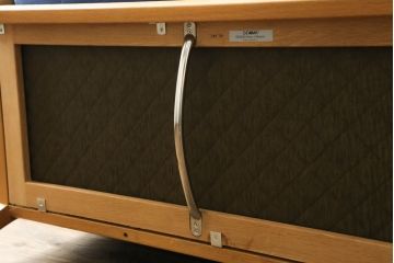 中古　北欧　GETAMA(ゲタマ)　Hans J Wegner(ハンス・J・ウェグナー)　GE265　ナチュラルな雰囲気がかわいらしい2人掛けソファ(二人掛け、2P)(R-062067)