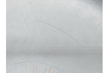 蒔絵　木製　内銀塗　漆　松牡丹文　凛とした気品漂う杯洗3客セット(盃洗、椀、お盆、和食器)(R-062077)
