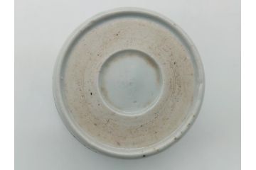 古民具・骨董　江戸後期　染付　雲龍図　蕎麦猪口3客セット(和食器)(R-062078)