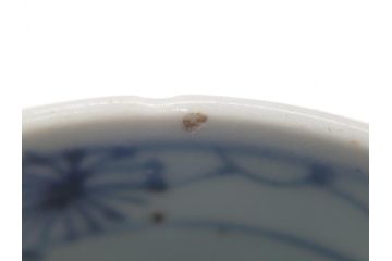 古民具・骨董　江戸後期　染付　雲龍図　蕎麦猪口5客セット(和食器)(R-062079)