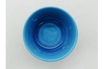 佐賀県指定重要無形文化財　小野珀子　釉裏金彩　ぐい呑み(共箱付き、酒器、和食器、作家物)(R-062087)