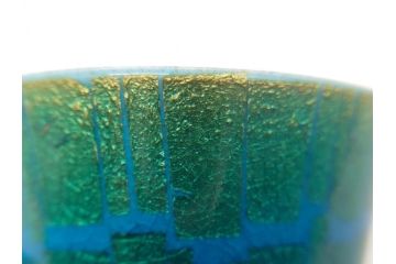 佐賀県指定重要無形文化財　小野珀子　釉裏金彩　ぐい呑み(共箱付き、酒器、和食器、作家物)(R-062087)